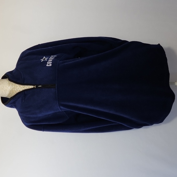 Dallas Cowboys NFL Vintage Authentic Apparel Fleece Quarter Zip Pullover SZ M - Picture 6 of 15